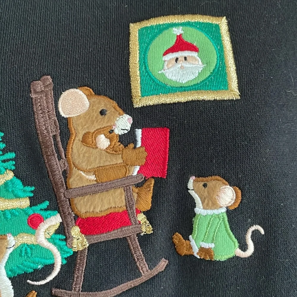 UGLY? Christmas Fleece Lined Sweatshirt Size 2X Excellent Condition Like New! - Picture 8 of 14